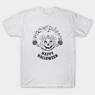 Happy Halloween label T-Shirt